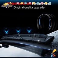 EMILEE Car Wiper, 6mm Rubber Refill Strips, Durable Easy To Replace 14/16/17/18/19/20/21/22/24/26/28