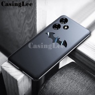 For infinix Hot 30 Case Smooth Metal Bat Man Marvel DC Design Protector Back Cover Casing Hp For inf