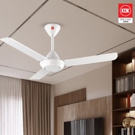 KDK 60" Ceiling Fan K15V0 White 3 Blade c/w Regulator (1PCS)