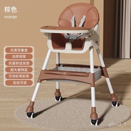 XYBaby Dining Chair Dining Foldable Portable Household Baby Chair Multifunctional Dining Table and Chair Children Dining