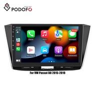 Podofo 10.1" Android 13 Car Radio For VW/Passat B8 2015-2019 Autoradio Carplay Android Auto GPS Wifi Hifi Audio FM RDS