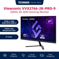 Viewsonic VX2766-2K-PRO-9 27” 320Hz 2K QHD Gaming Monitor with 2K QHD resolution​, 320Hz refresh rat