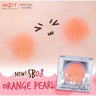 IN2IT Sheer Shimmer Blush SB08 Orange Pearl 4g | Blusher Glow Natural | Makeup Pipi Berseri