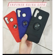 Case Infinix10 hot 10s infinix S5 s5 Lite Case Thunder Plus Ring Case