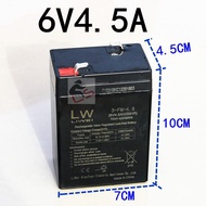 6V4.5Ah 6v7Ah Battery Acld Batteries 6V500mA 6V1000mA AC/DC Adaptor Charger