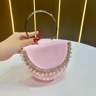 GFS store New womens bag ring clutch set diamond dinner handbag bag rhinestone bag