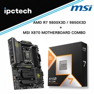 AMD RYZEN 7 9800X3D / RYZEN 7 9850X3D + MSI X870 Motherboard COMBO