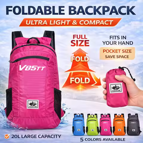 20L Foldable Motorcycle Backpack For MOTO GUZZI V85TT V 85 TT V85 TT Portable Ultralight Outdoor Hik