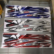 Stiker sticker body stripe cover set (1) honda wave125x wave 125x w125x ultimo