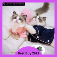 Raya Cute Pet Clothes Cat Clothing Pyjamas Baju Tidur Kucing Pakaian Haiwan MEOW PROPURRTY