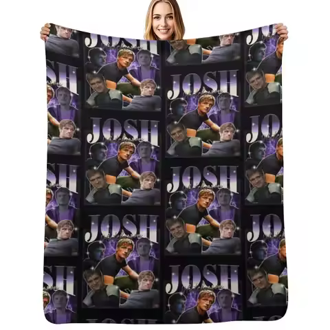 Josh Hutcherson 90s Throw Blanket Warm Comfortable Blanket Gift for Parents Friends