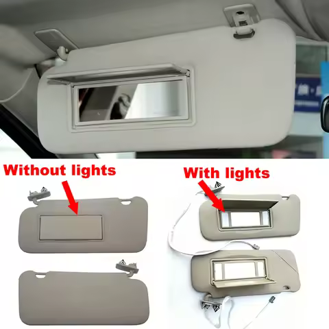 For Peugeots 308(T7) 408 2010-2014 Sun Visor With and without a makeup mirror light 1pcs