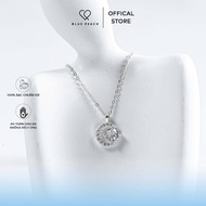 Blue Peach DC Diamond in Circle Necklace size S V2 DC777