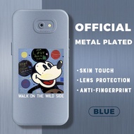 For Samsung Galaxy J4+ J6+ Plus 2018 J7 J5 Prime J7Pro J7 2015 J7Core Anime Mickey Phone Case Square Soft Silicone Full Cover Camera Shockproof Casing