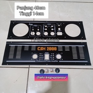 3U Csh2000 power panel plate csh2000 power amplifier plate length 48cm width 14cm free potentiometer