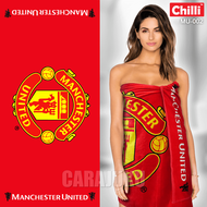 CHILLI ผ้าขนหนู ขนาด 30x60 นิ้ว แมนยู Manchester United MU-002 #ผ้าเช็ดตัว แมนยูไนเต็ด ผีแดง Man Utd