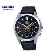 CASIO EDIFICE EFV-630L Standard Chronograph Men's Analog Watch Genuine Leather Band