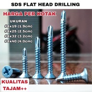 (1 BOX) SDS Roofing Screws fh 8x25 / 8x32 Light Steel Screw Bolts F+AB 8x40 (4cm) 8x19 (1.9cm)