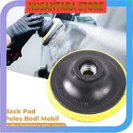 NUSANTARA STORE - BOJECHER Car Body Polishing Back Pad Wool Buffer Polishing M14 4inch - BJ80