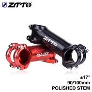 ZTTO MTB Road Bicycle Parts 17 Degree Stem (90mm/100mm) AL6061