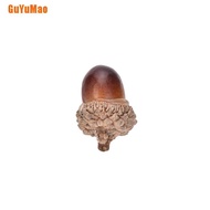 guyu 10pcs Ornamen Biji Pohon Ek/acorn Mini Buatan Untuk Dekorasi