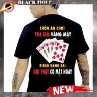 Printed t-shirt - beautiful and meaningful, I'll be absent for going out, I'm absent to be absent on