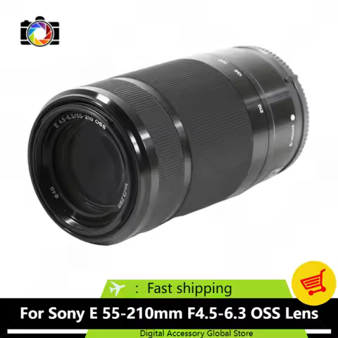 Genuine E 55-210mm f/4.5-6.3 OSS E-Mount Lens (SEL55210) For Sony A5000 A5100 A6000 A6300 A6500 NEX6