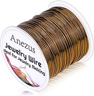 20 Gauge Jewelry Wire, Anezus Craft Wire Tarnish Resistant Copper Beading Wire for Jewelry Making Supplies and Crafting (Antique Bronze)