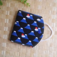 訂製款=口罩暫存套/口罩收納套=日出富士山=黑(共3色)