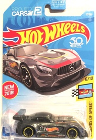 2018 50th Anniversary Legends of Speed '16 Mercedes AMG GT3 72/365, Gray