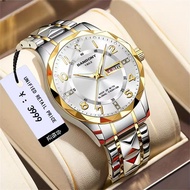 Rui Famous Watch Automatic Movement Luminous Waterproof Dual Calendar End Watch Diamond Mirror Watch