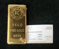 土耳其 正義女神 金條 1公斤  1000克 1000g Kinesis Themis Gold Bar 2022