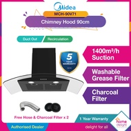 Midea Chimney Hood (90cm) MCH-90V71 MCH90V71