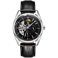 Swiss Tevise Watch Mens Automatic Mechanical Watch Moon Phase Steel Watch Same Style