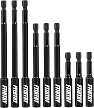 1/4”Magnetic Extension Socket Drill Bit Holder, 60mm 100mm 150mm Long(2.36-9"), 9pcs Screwdriver Ext