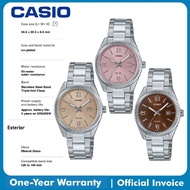 Casio Analog LTP-1302DD Silver Stainless Steel Woman Watch LTP-1302DD-4A1VDF, LTP-1302DD-4A2VDF, LTP