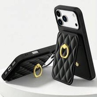 Argyle Pattern 1 Piece Fashion Phone Case With Phone Ring Holder For 17 Pro Max/16 Pro Max/ 15 Pro M