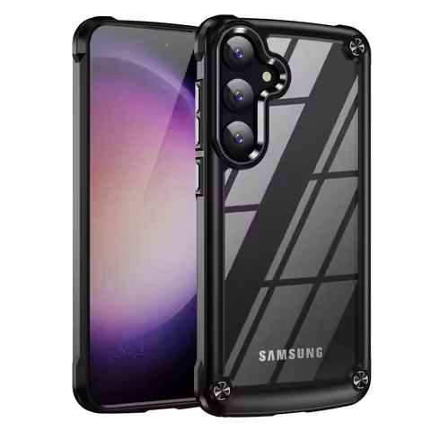 Armor Military Grade Clear Case for Samsung Galaxy S25 Edge S24 S23 S25FE S24FE FE Ultra Plus A56 A3
