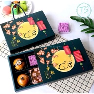 TS 6 Holes 50gm-80gm Rabbit Mooncake Packaging Box With Handle