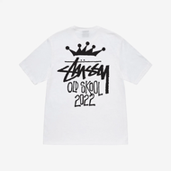 100% อย่างเป็นทางการ Stussy โอลด์สกูล22เสื้อยืดสไตล์เดียวกันสำหรับผู้ชายและผู้หญิง