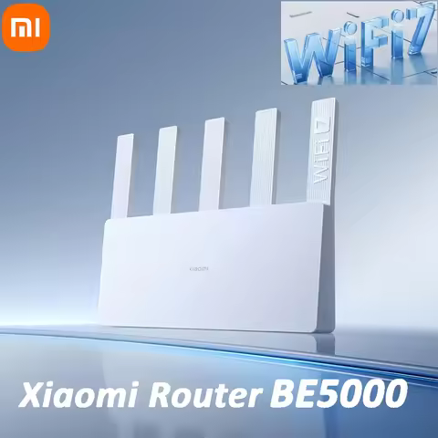 Xiaomi BE5000 WiFi 7 Router 5011Mbps 2.4G 5GHz 2.5G Network Port 512MB Memory Dual Broadband Access 