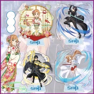 HT Sword art online action figure Anime Acrylic Creative Kirigaya Kazuto Yuuki Asuna 16CM Model Toy 