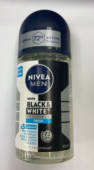 Nivea/妮維雅 男士黑白清新止汗走珠50ML(平行進口)