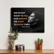 Cristiano Ronaldo Koleksi Hiasan Action Figure Walldecor Wallpaper
