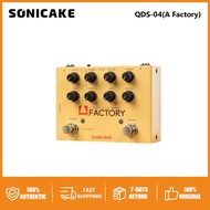 SONICAKE A Factory  Acoustic Guitar Effects Pedal with Analog Preamp and Digital Reverb Acoustic Ins