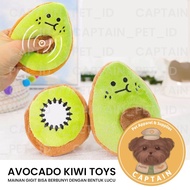 SQUEAKY TOYS AVOCADO Kiwi DOG TOYS CAN MAKE DOG TRAINING DOG BITE TOYS