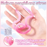 [New]Latest Twister Stress Relief Toy/Tangle Concentration Toy Diy Removable/ Can Rotate 360