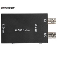 2.048Mbps G703 Coaxial BNC to RJ45 Transmitter E1 Converter Balance to Unbalance 75 Ohm to 120 Ohm I