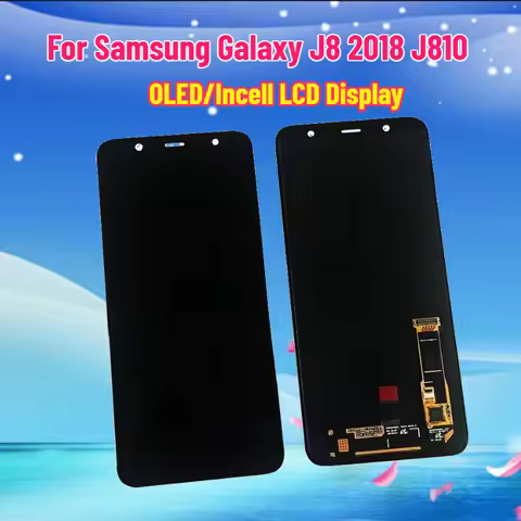 New OLED/Incell LCD Display For Samsung Galaxy J8 2018 J810 LCD Display Touch Screen Digitizer Assem