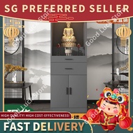 Buddha Cabinet Buddha Cabinet Altar Home Shrine Buddha Shrine God of Wealth Worship Table New Chines